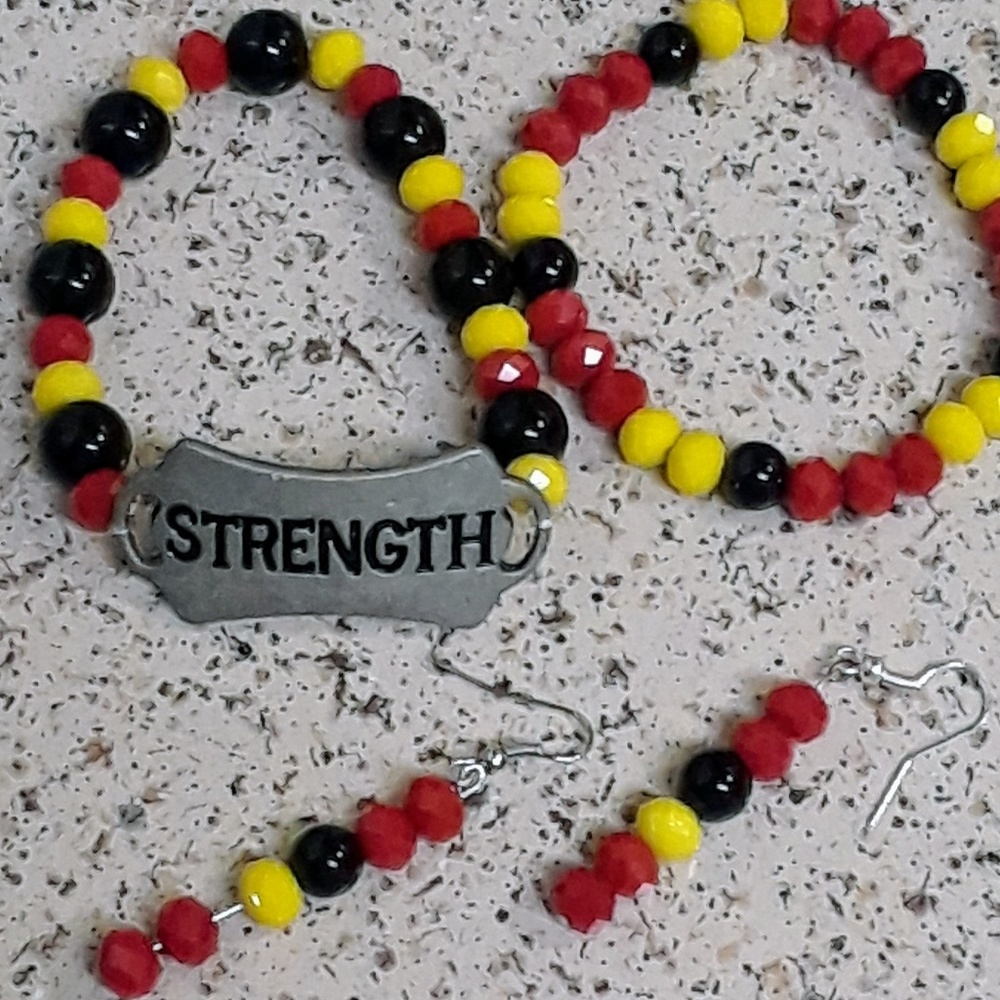 Womens Bracelet and Earring Set